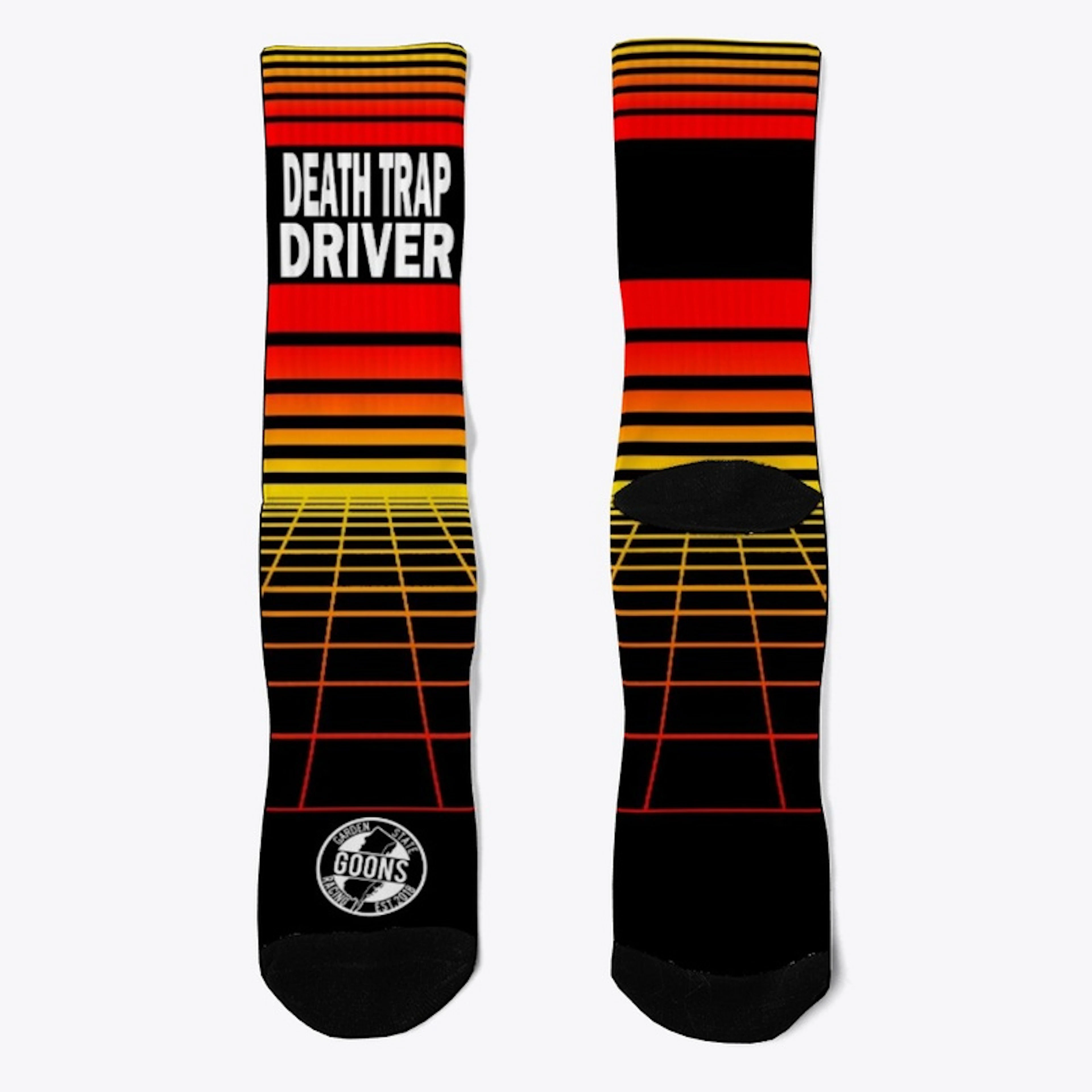 DEATH TRAP DRIVER - Retro Socks